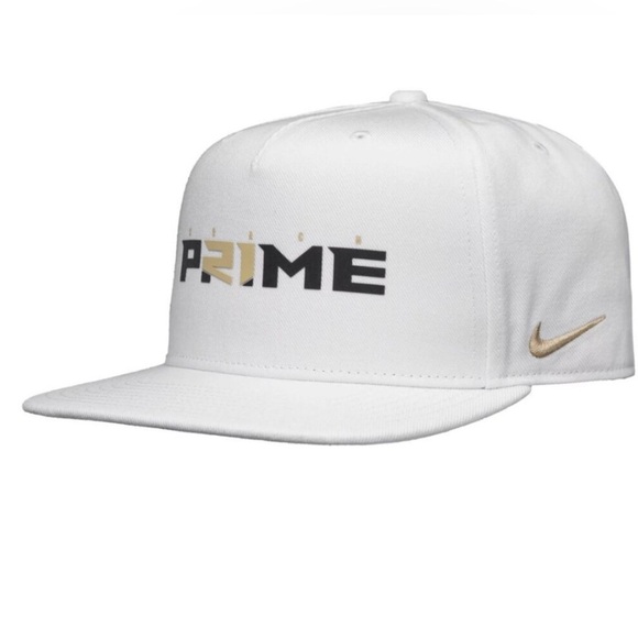 Nike Pro Prime Flatbill Snapback Hat White Adjustable Colorado Buffaloes - Picture 1 of 10